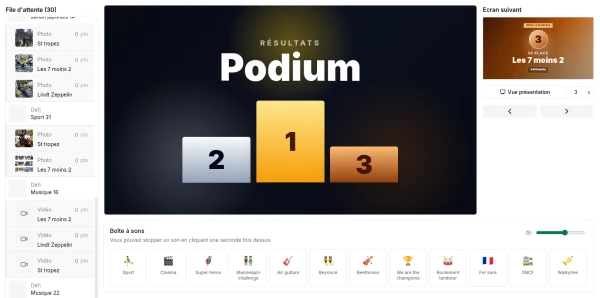 Module de présentation